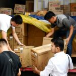 Computer equipment from Korea’s Keimyung University arrives at the National University