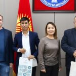 Первый проректор Алайбек Шамшиев встретился с представителями Общественного фонда «Евразия Кей Джи» 