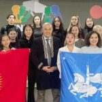 Студенты КНУ, обучающиеся в ЕНУ имени Л.Н.Гумилёва, отметили 100-летний юбилей своего родного университета