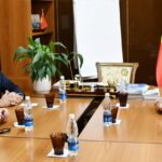 Первый проректор Алайбек Шамшиев принял представителей немецких кадровых организаций и немецкой академии