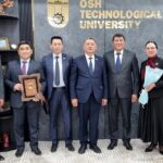 Догдурбек Чонтоев Ош технологиялык университетинин ректору Жанболот Турсунбаев менен жолугушту