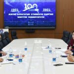 Биринчи проректор Алайбек Шамшиев ТҮРКСОЙдун баш катчысынын орун басары Сайит Юсуф мырза менен жолугушту