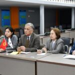 Улуттук университет менен Түштүк Кореянын Билим берүү министрлигинин өкүлдөрү онлайн жолугушуу өткөрдү