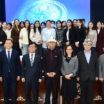 Кореянын элчиси Ким Квандже мырза Чет тилдер институтунун студенттерине конок лекция окуду