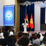 Кыргызстан Жаштар кыймылынын төрагасы Ж.Б.Бекназаров “Жаш кадрлар мектебинин” презентациясын жасады