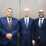 Биринчи проректор Алайбек Шамшиев Кипр Республикасынын Кыргызстандагы элчиси Кипрос Йоргаллис менен жолугушту