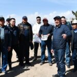 Ректор университеттин пансионатында салынып жаткан коттедждердин курулуш иштери менен таанышып келди