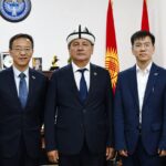 Догдурбек Чонтоев Кытайдын глобалдык телекөрсөтүү тармагынын (CGTN) өкүлдөрү менен  жолугушту