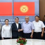 Улуттук университетке Кытайдын Цзянсу провинциясынын тышкы иштер канцеляриясынан өкүлдөр келди