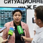 Илим, жогорку билим берүү жана инновация министри Гүлзат Исаматова КУУнун Кырдаалдык борбору менен таанышты