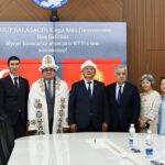 Ректор Догдурбек Чонтоев ТИКАнын Бишкектеги жаңы координатору Эрсин Чопур менен жолугушту