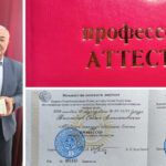 Аксакалдар кеңешинин төрагасы Садык Алаханга «профессор» окумуштуулук наамынын аттестаты тапшырылды