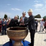 Догдурбек Чонтоев VI ДКОнун алкагында Көчмөн цивилизация борборунда өткөрүлгөн маданий иш-чараларга катышты
