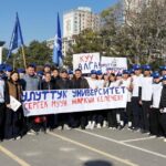 Улуттук университеттин бардык түзүмдөрүндө күзгү жеңил атлетикалык марафон өткөрүлдү